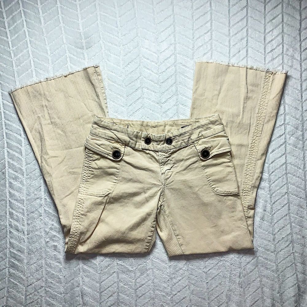 Citizen of Humanity Soft Denim Jeans Flared Beige